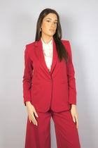 India red blazer in Milan stitch