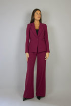 Sangria red palazzo pants