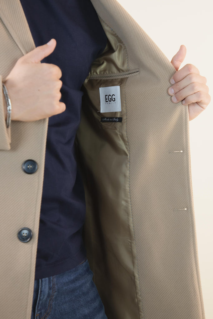 Cappotto Classco Cammello EGG/2414 CAMMELLO EGG FAMILY 