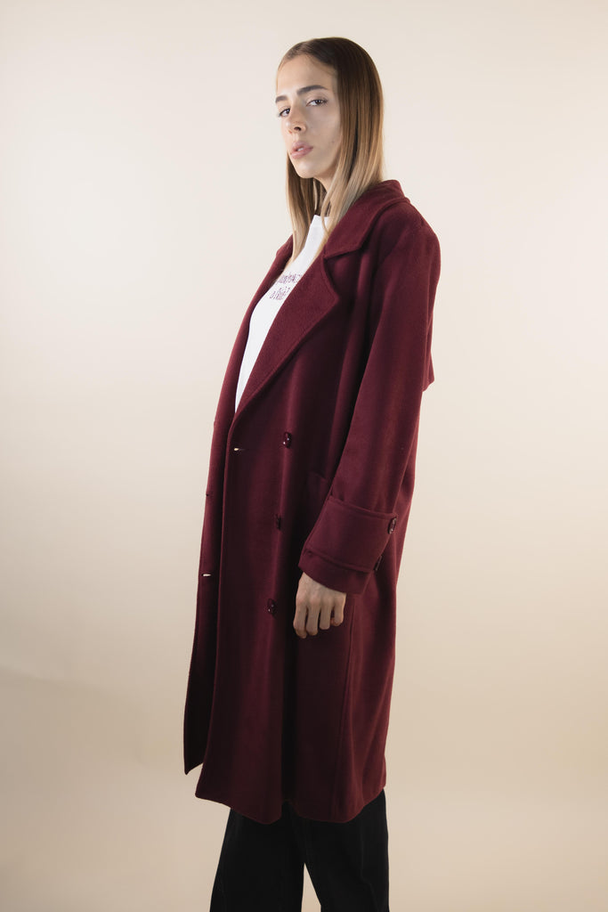 Cappotto leggero bordeaux sfoderato ZK4275T48 BORDEAUX EGG FAMILY 