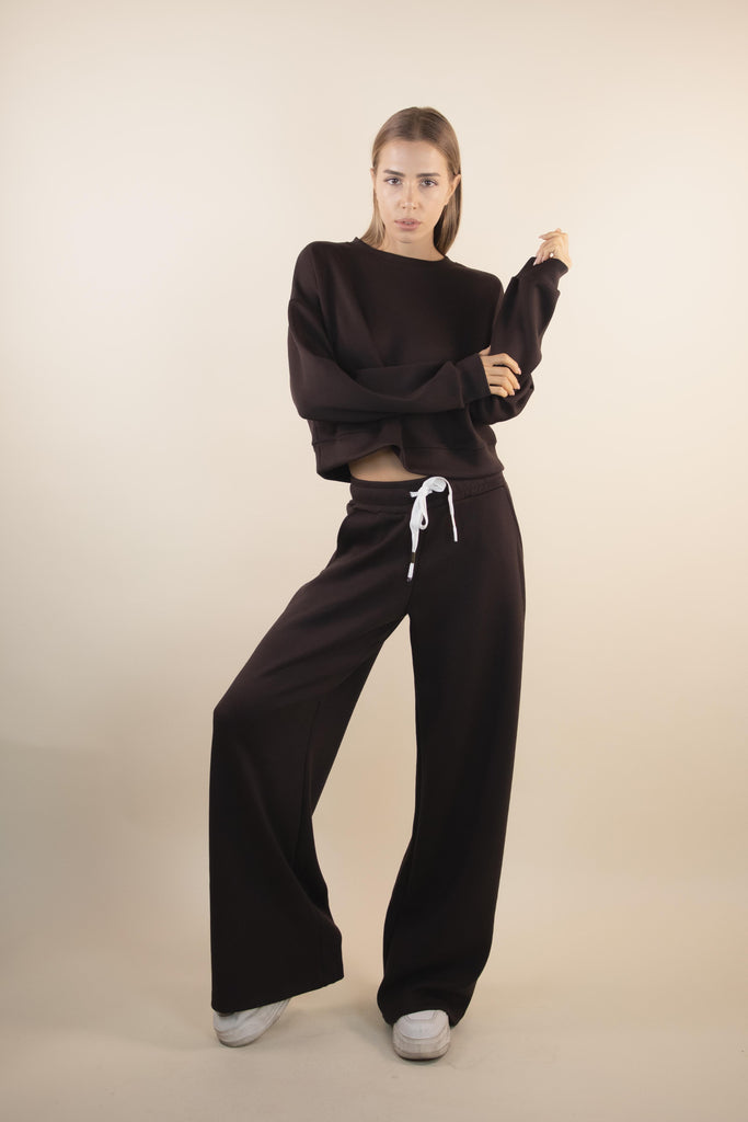 Felpa girocollo moro SH-SS26SOFT15 MORO EGG FAMILY 