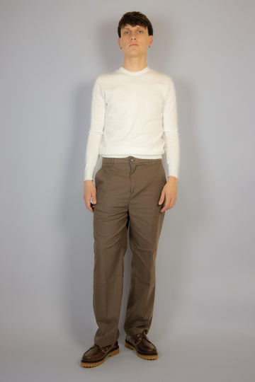 Pantalone di colore moka gamba dritta EGG/2506 MOKA EGG FAMILY 