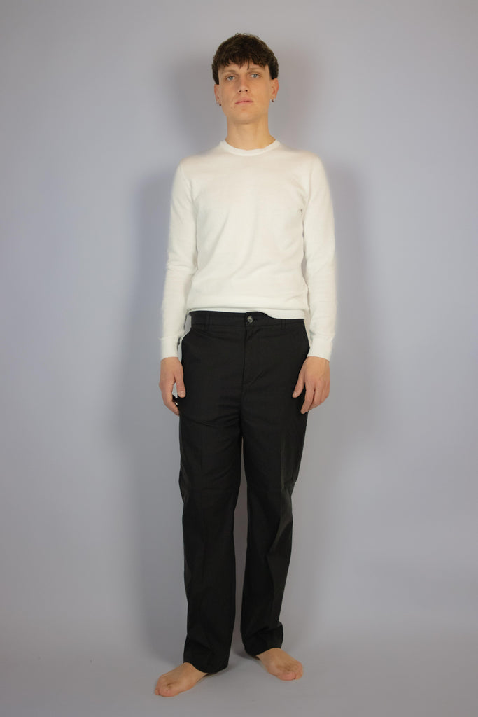 Pantalone nero gamba dritta EGG/2506 NERO EGG FAMILY 