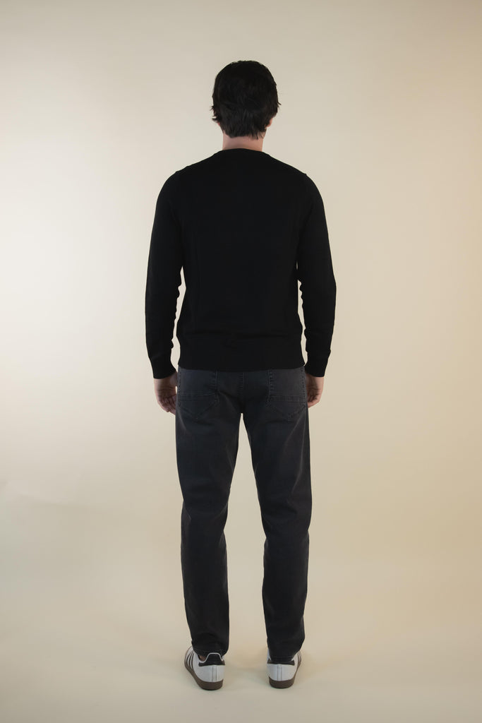 Maglia in punto bubble Nero P20009AI NERO EGG FAMILY 