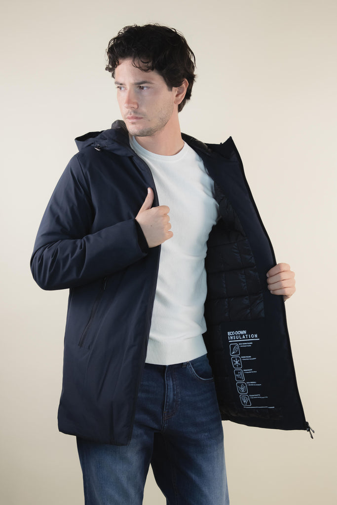 Parka Blu P24007AI BLU EGG FAMILY 