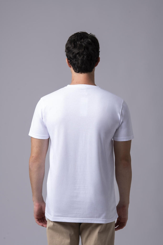 T-shirt bianca Mustang 1989 177367 BIANCO EGG FAMILY 