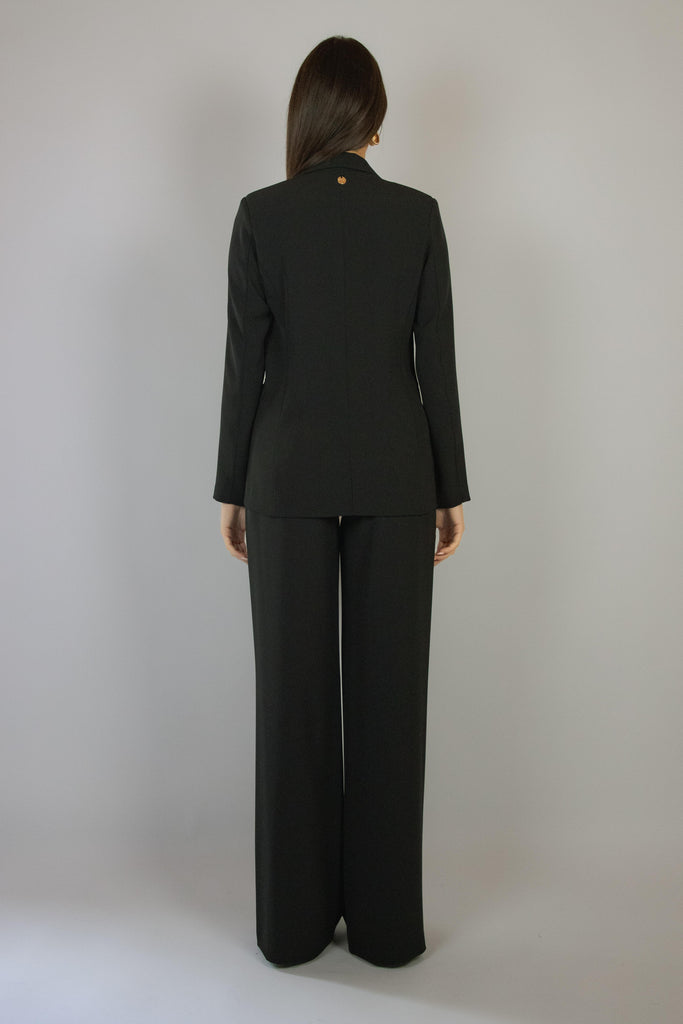 Giacca nera con revers G507/24 BERO EGG FAMILY 