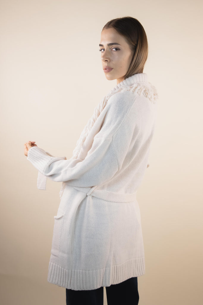 Cardigan panna CR1033 PANNA EGG FAMILY 