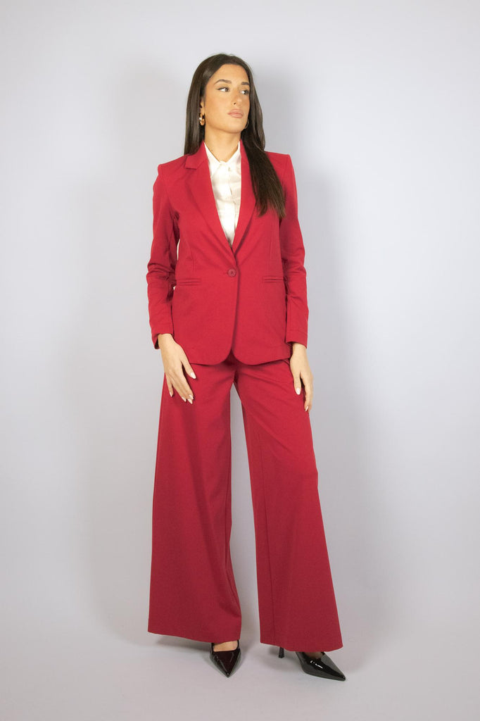 Blazer rosso India in punto Milano G517/1 INDIA EGG FAMILY 