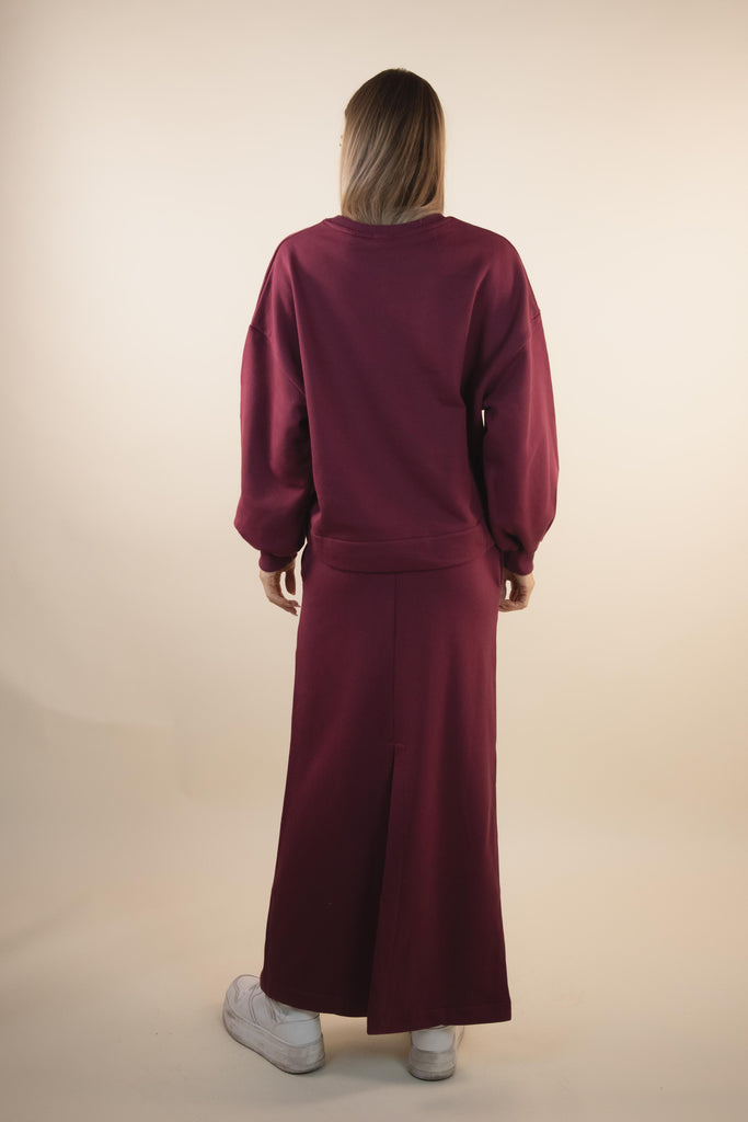 Felpa Bordeaux Esaurit W1PLACIDO 01 BORDEAUX EGG FAMILY 