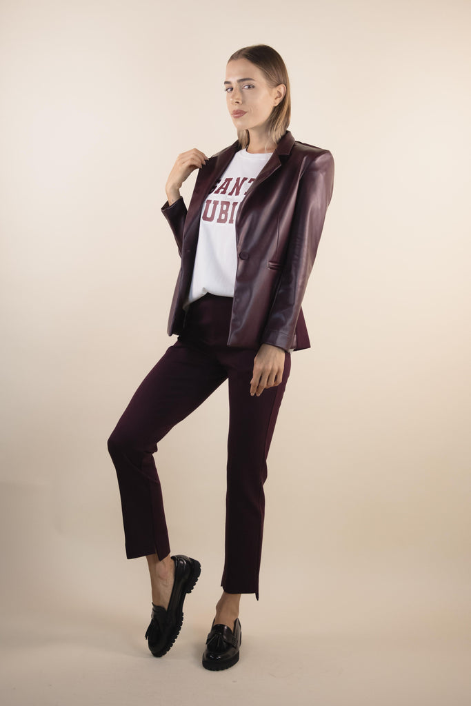 Pantalone amarone punto milano H172/1 AMARONE EGG FAMILY 