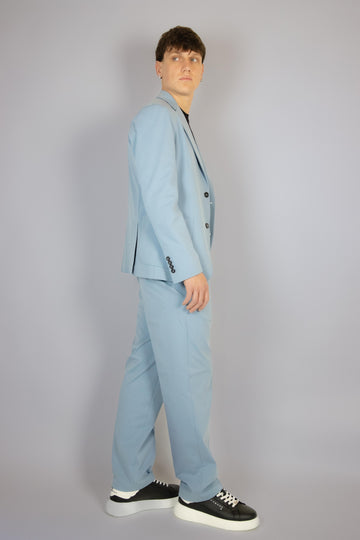 Pantalone carta da zucchero in punto Milano modello dritto EGG/2503 C.ZUCCHERO EGG FAMILY 