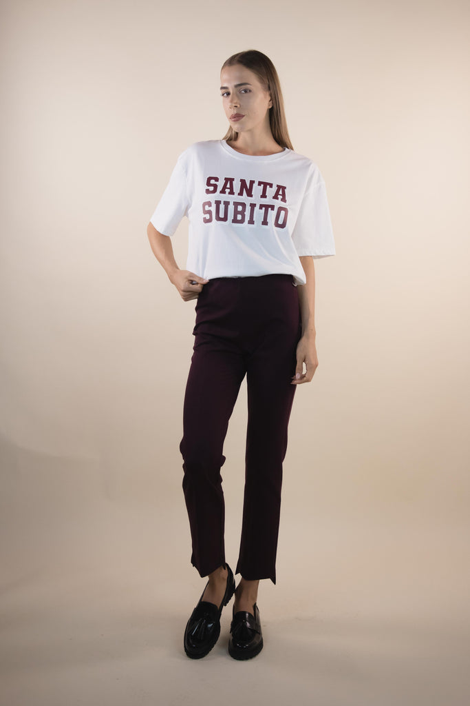 Pantalone amarone punto milano H172/1 AMARONE EGG FAMILY 