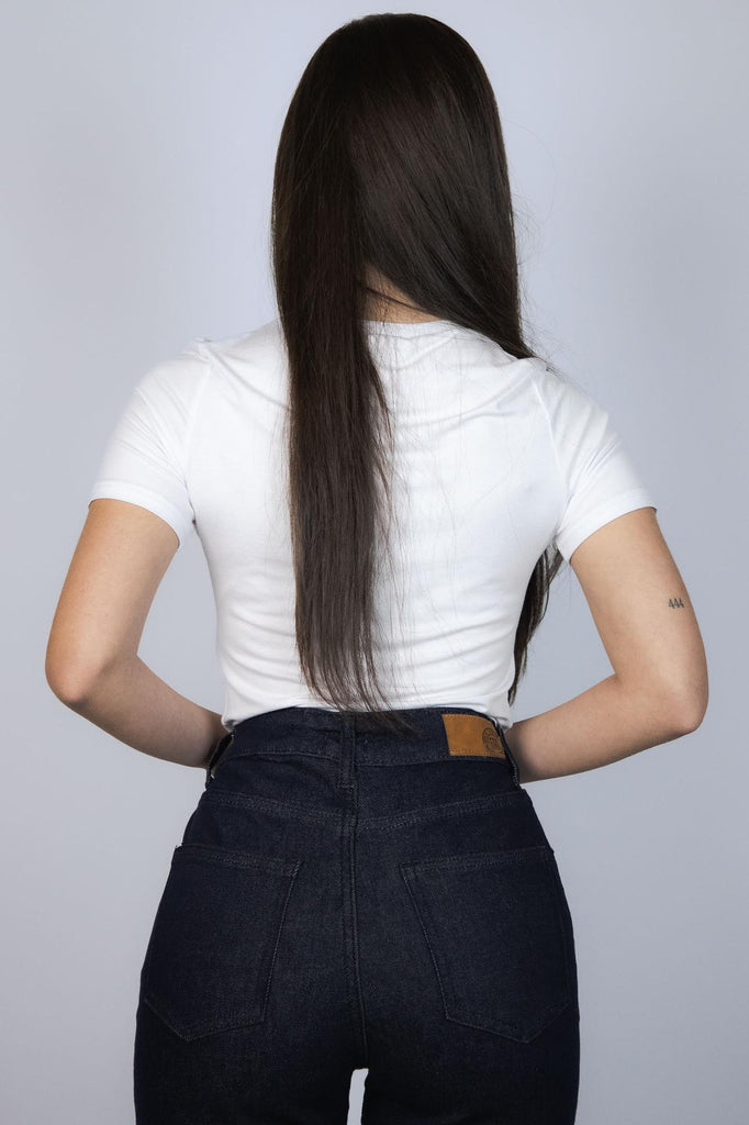 Jeans denim scuro mom fit ZG956 DENIM EGG FAMILY 