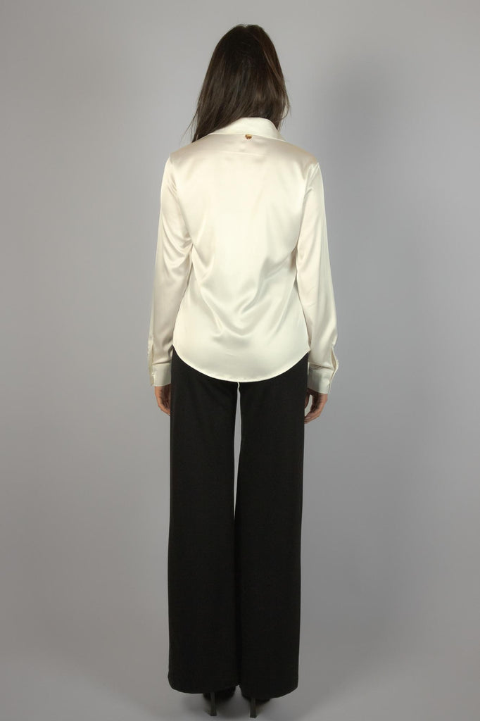 Camicia satin bianca EVELYN CA EVELYN RASO PANNA EGG FAMILY 