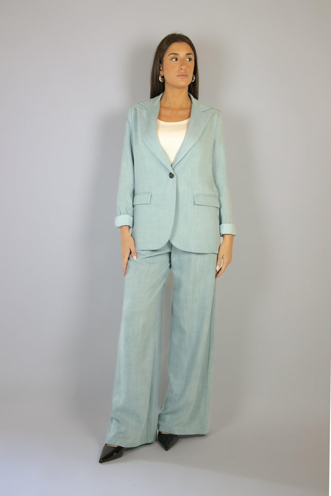 Blazer denim chiaro EG985 CHIARO EGG FAMILY 