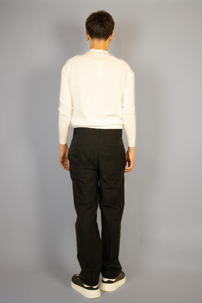 Pantalone nero gamba dritta EGG/2506 NERO EGG FAMILY 