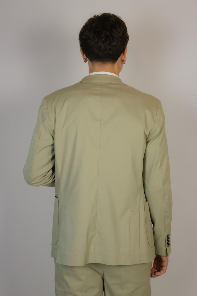 Giacca con rever color sabbia EGG/2505 DESERT EGG FAMILY 