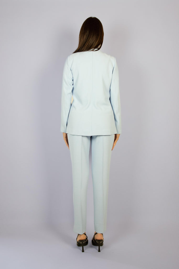 Blazer doppio petto color celeste chiaro 503/24 AZZURRO EGG FAMILY 