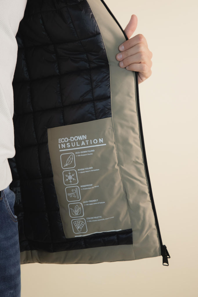 Parka Tortora P24007AI TORTORA EGG FAMILY 