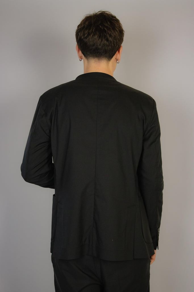 Giacca nera con revers EGG/2505 NERO EGG FAMILY 