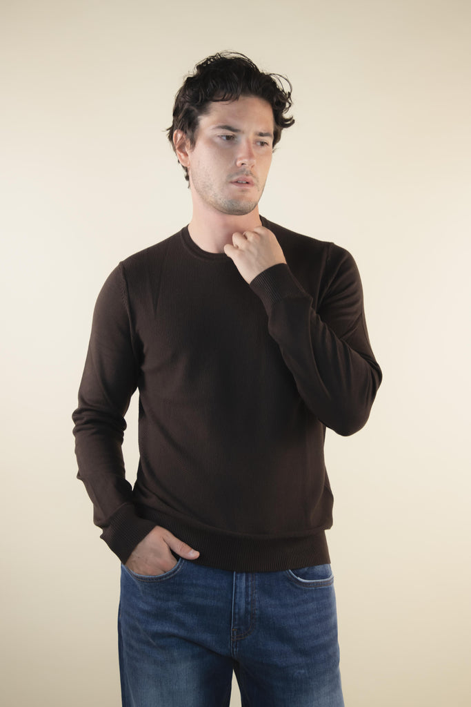 Maglia in punto bubble Moro P20009AI MORO EGG FAMILY 