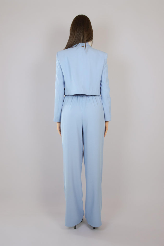 Pantalone a palazzo celeste 7116 CELESTE EGG FAMILY 