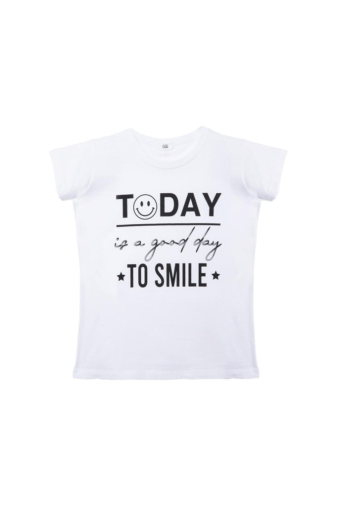 T-shirt Smile 177348 BIANCO EGG FAMILY 