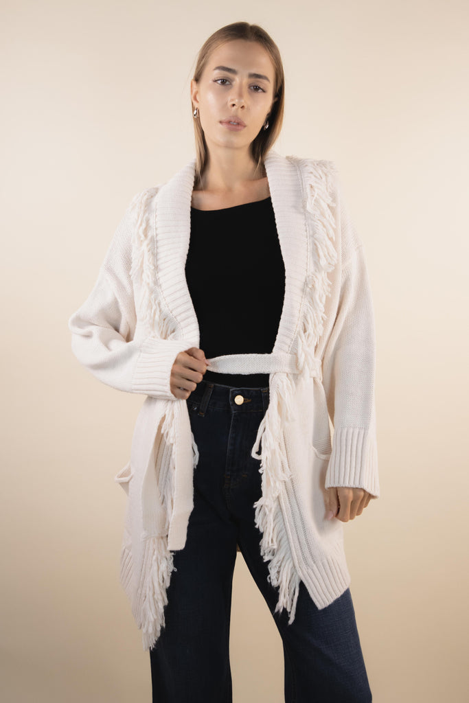 Cardigan panna CR1033 PANNA EGG FAMILY 