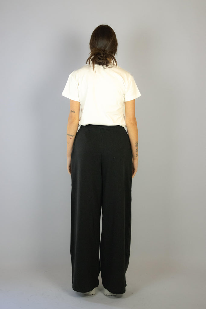 Pantalone nero in felpa leggera NEW YORK NERO EGG FAMILY 