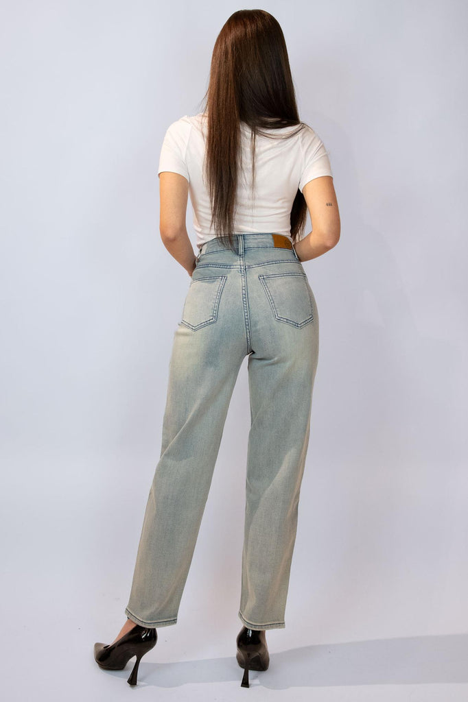 Jeans denim chiaro mom fit EG802 DENIM EGG FAMILY 