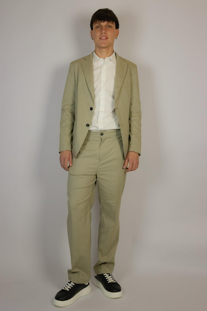 Giacca con rever color sabbia EGG/2505 DESERT EGG FAMILY 