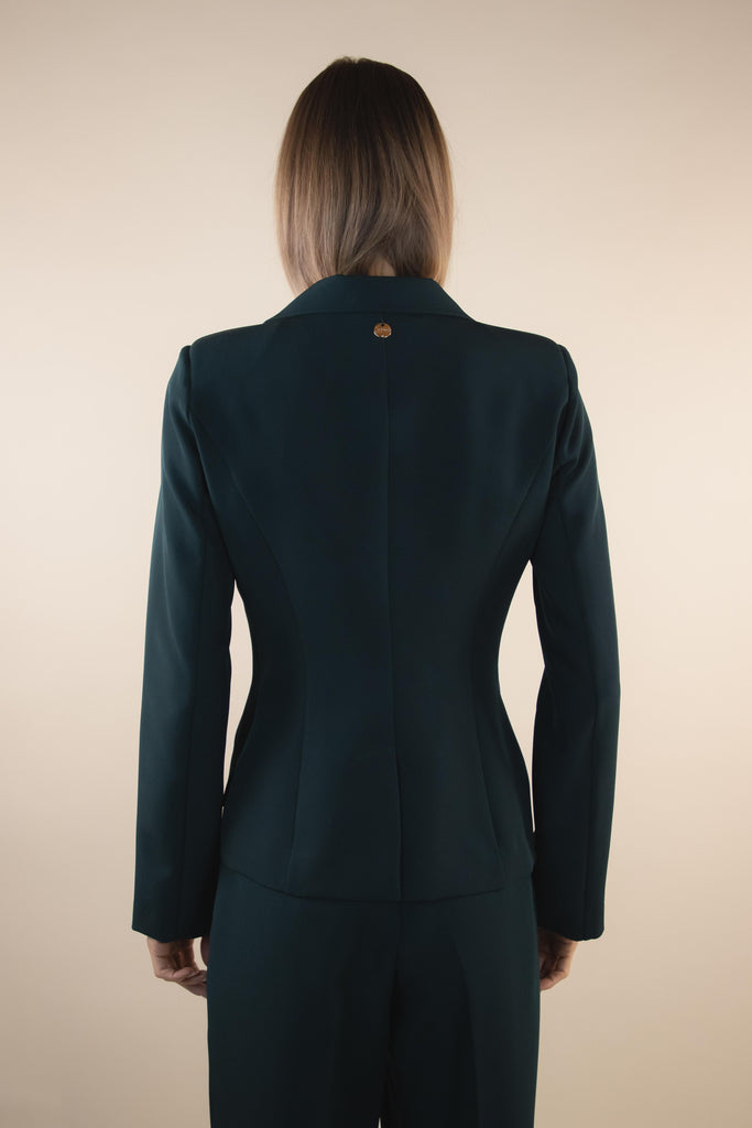 Blazer verde foresta doppio petto H528/29 FOREST 1488 EGG FAMILY 