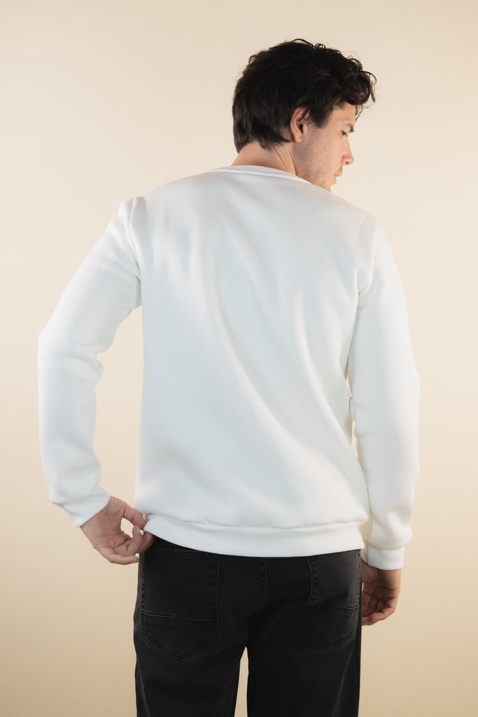 Felpa girocollo Panna M1ESS 50 PANNA EGG FAMILY 