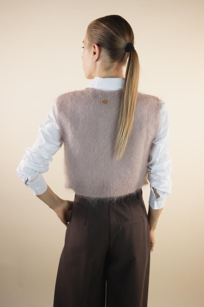 Gilet rosa chiaro GL664-01 BEIGE 385 EGG FAMILY 