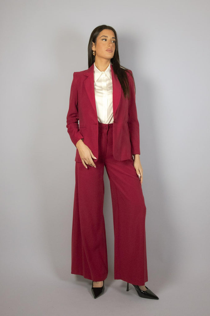 Blazer in viscosa color rosso India G517/21 INDIA EGG FAMILY 