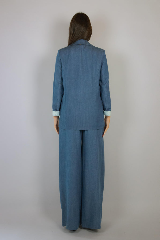 Blazer in denim scuro EG985 MEDIO EGG FAMILY 