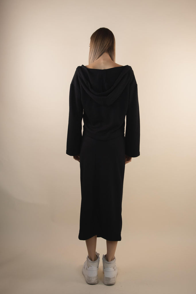 Gonna  longuette Nera W1LISI 17 NERO EGG FAMILY 