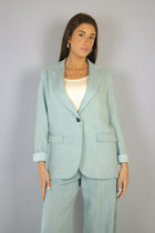 Blazer denim chiaro