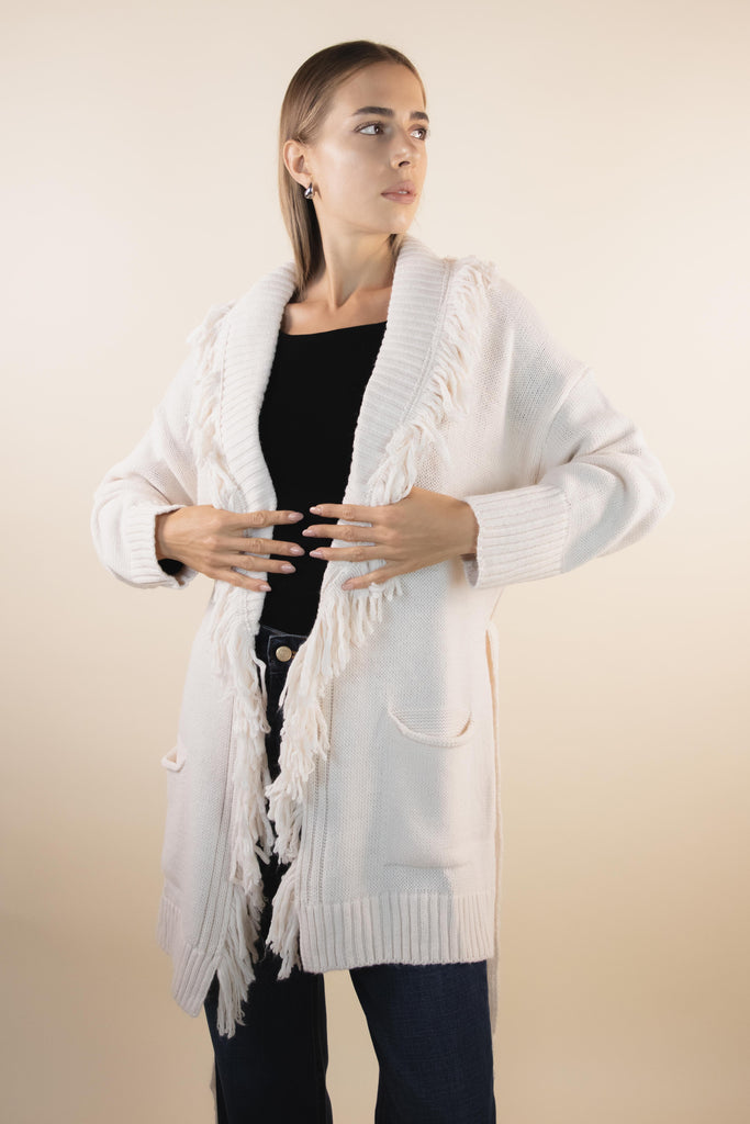 Cardigan panna CR1033 PANNA EGG FAMILY 