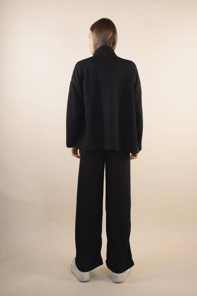 Cardigan nero W1LISI 22 NERO EGG FAMILY 