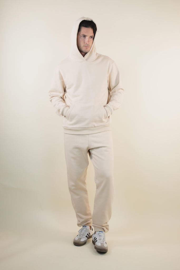 Felpa con cappuccio Avorio M1STRE 01 AVORIO EGG FAMILY 