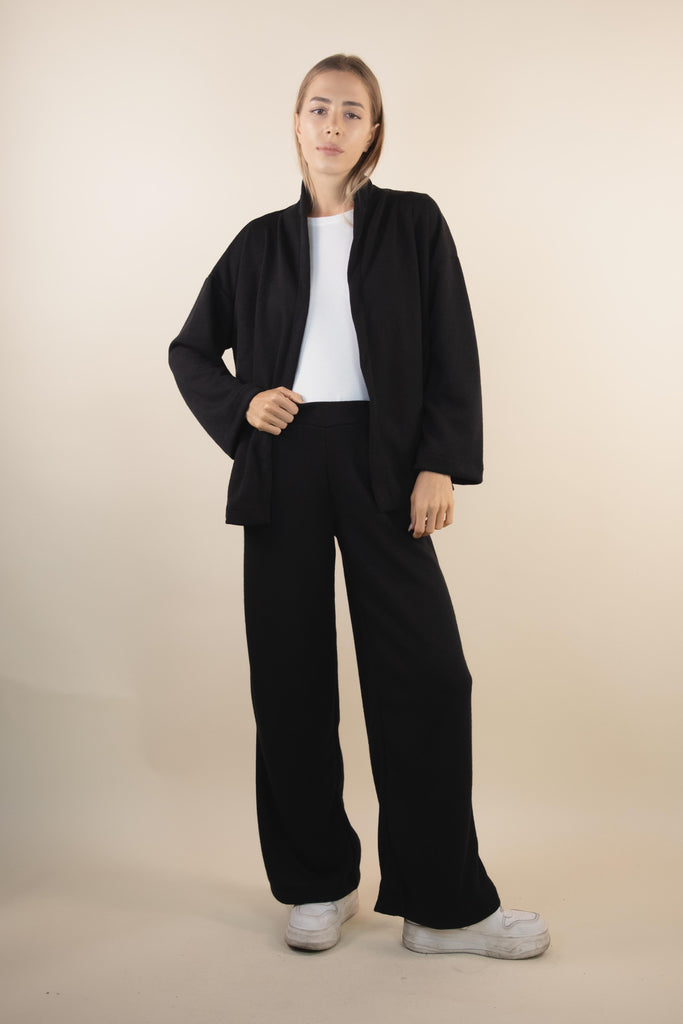 Cardigan nero W1LISI 22 NERO EGG FAMILY 