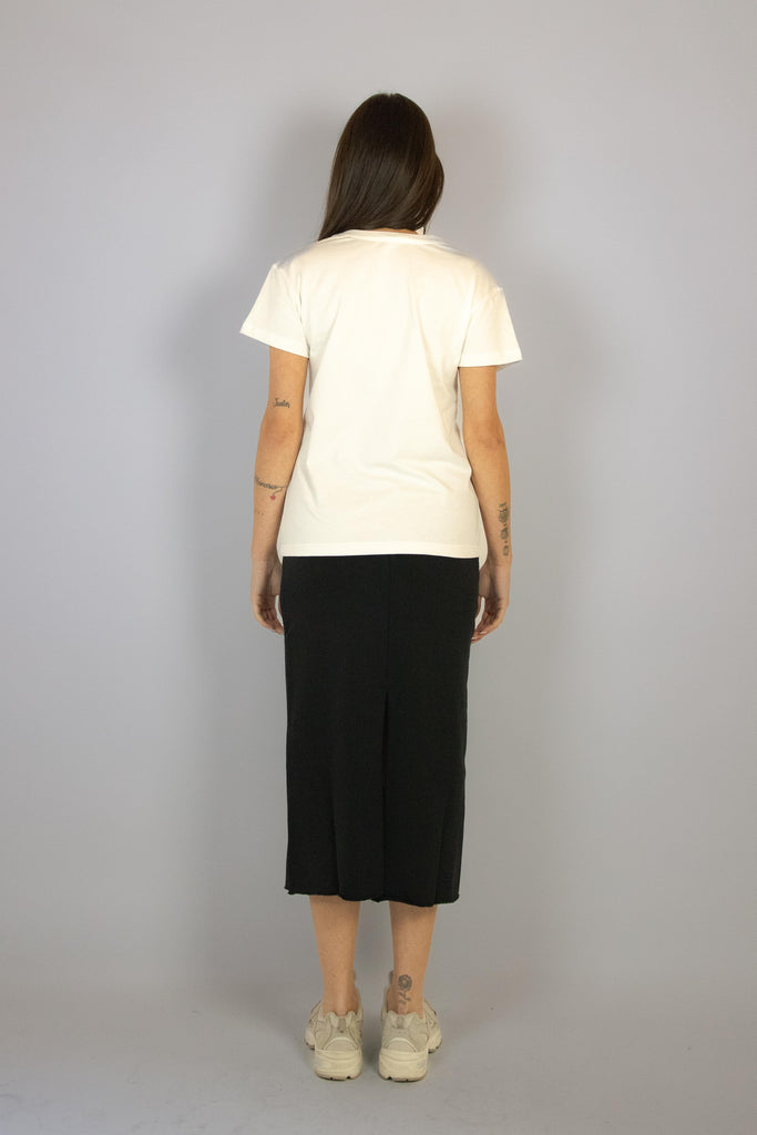 T-shirt con ricamo "Anche secondo me ho ragione io" RAGIONE PANNA EGG FAMILY 