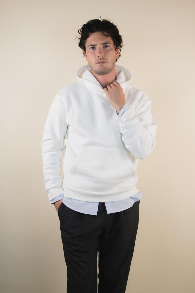 Felpa con cappuccio Panna M1STRE 01 PANNA EGG FAMILY 