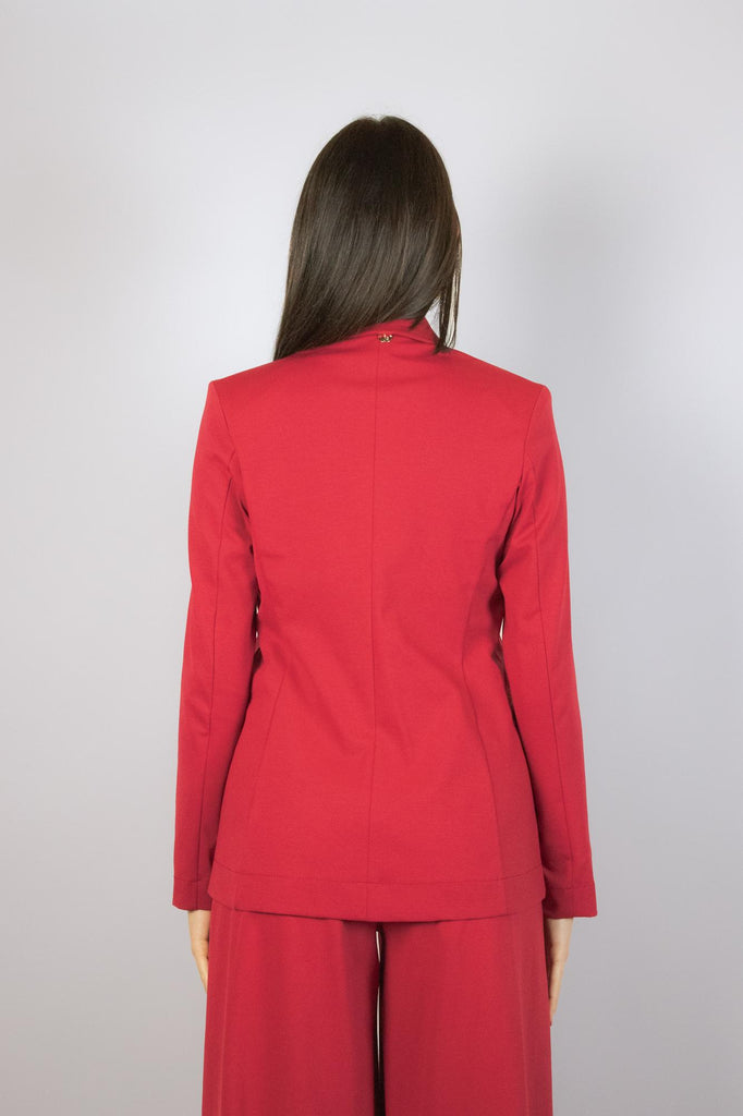 Blazer rosso India in punto Milano G517/1 INDIA EGG FAMILY 