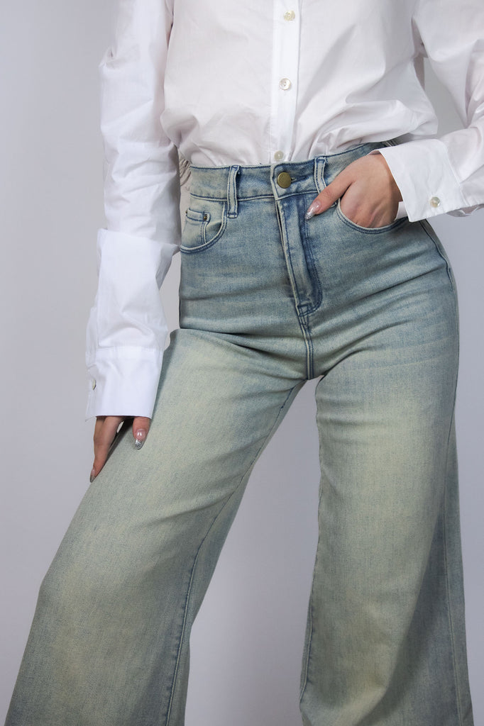 EGG FAMILY JEANS A PALAZZO